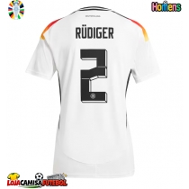 Camisa de Futebol Alemanha Antonio Rudiger #2 Equipamento Principal Europeu 2024 Manga Curta